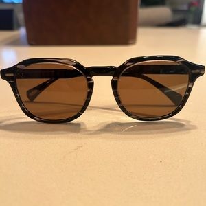 RAEN Mens Sunglasses - Brown Polarized Lens - Licorice Frame